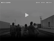 Tablet Screenshot of bradclapper.com